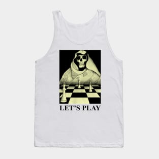 Skull chess master halloween Tank Top